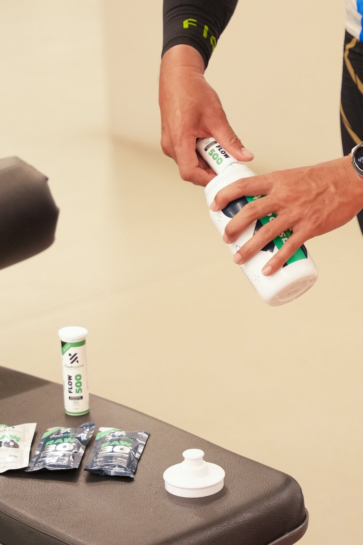FLOW 500 Effervescent Hydration Tabs – Flashpoint Sports Fuel (Unflavored)
