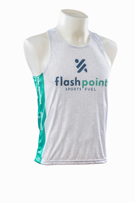 Flashpoint Core Performance Singlet - White