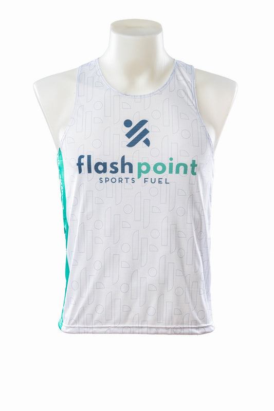 Flashpoint Core Performance Singlet - White