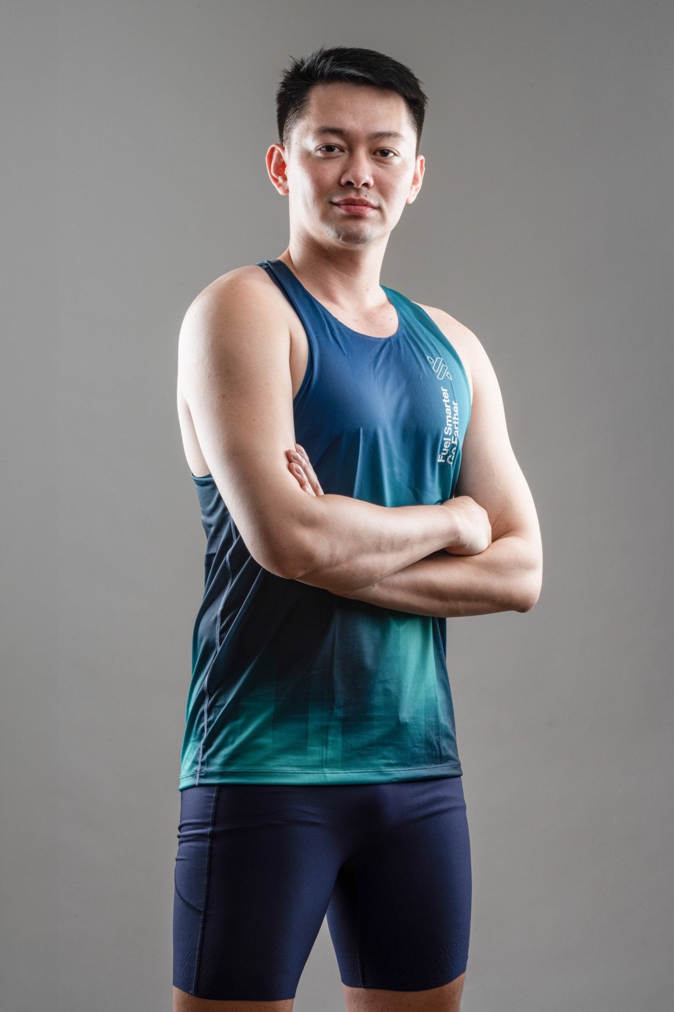 Flashpoint Premium Performance Singlet - Teal Gradient