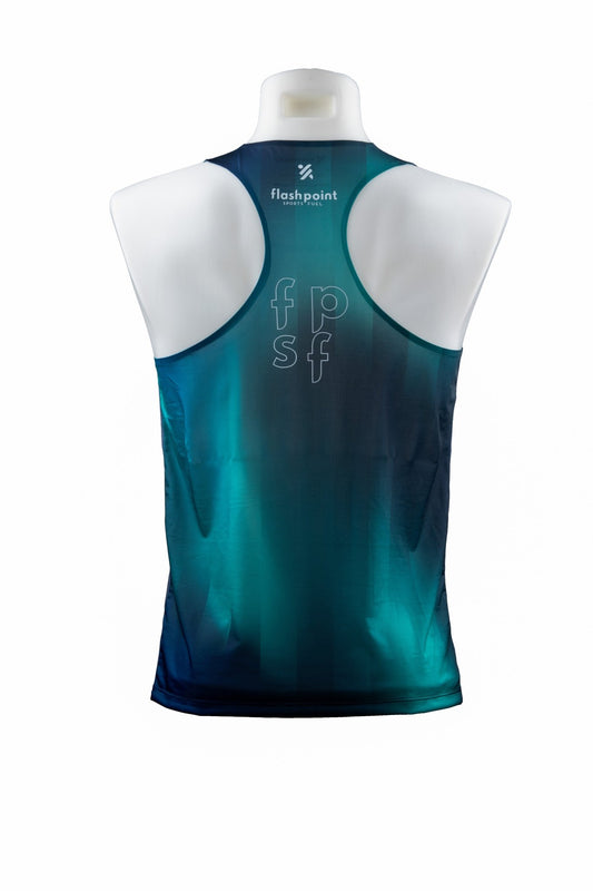 Flashpoint Premium Performance Singlet - Teal Gradient