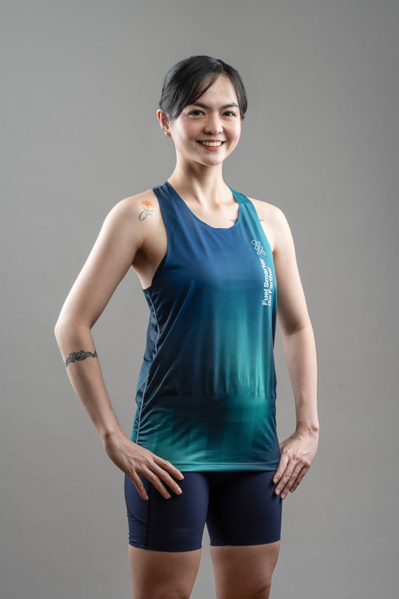 Flashpoint Premium Performance Singlet - Teal Gradient