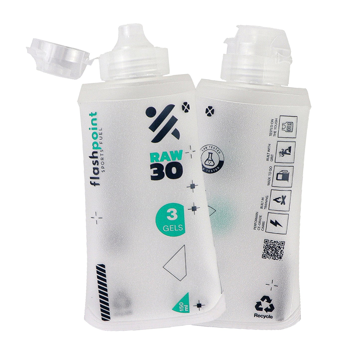 Flashpoint Reusable Gel Soft Flask (150ml / 3 Gels)