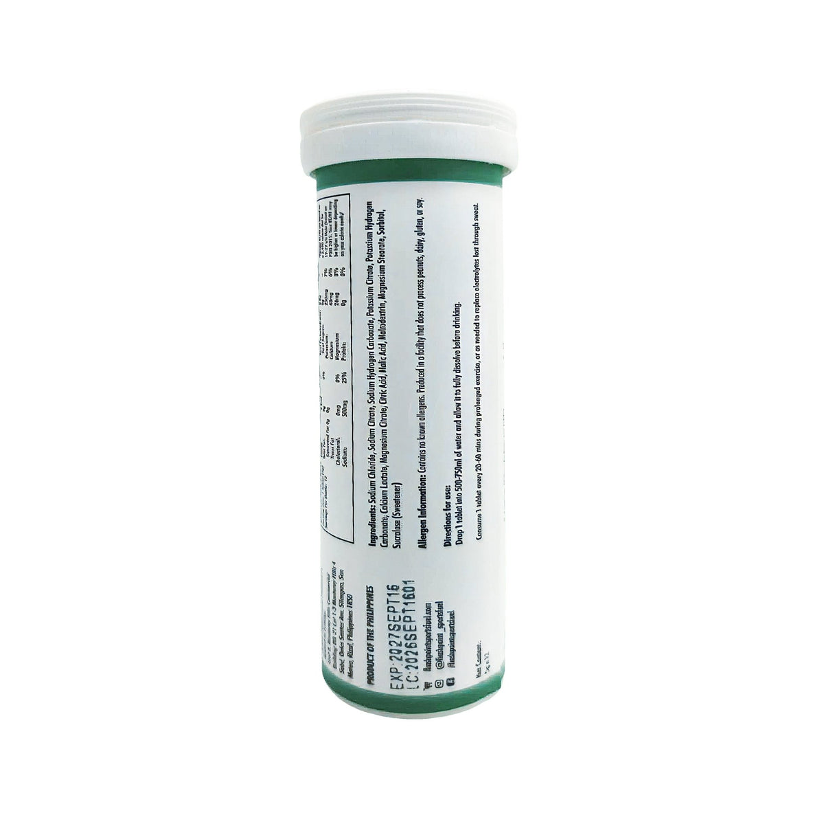 FLOW 500 Effervescent Hydration Tabs – Flashpoint Sports Fuel (Unflavored)