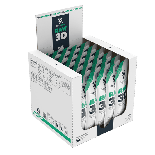 RAW 30 Carbohydrate Energy Gel - (Retail Display Box of 30)